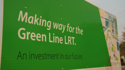캘거리 그린 라인 LRT, 다운타운 노선 재검토 시작