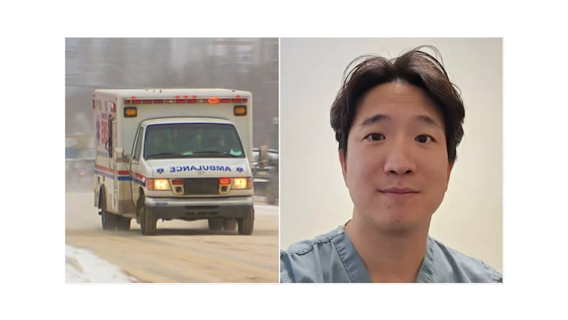 에드먼턴 의사, 농구 경기 중 심폐소생술로 생명 구했으나 250달러 구급…