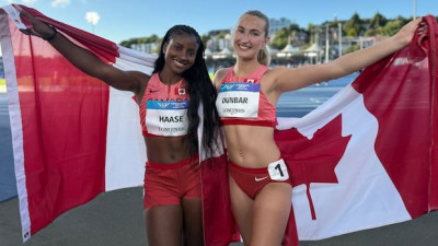 캐나다 선수, 코먼웰스 게임 여자 100m T47 경기서 금메달과 은메달 획득