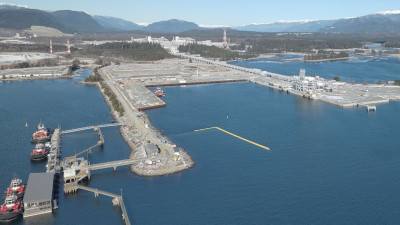 BC주 LNG 캐나다, 건설 중 해저 소음 규정 위반으로 5만 달러 벌금 부과