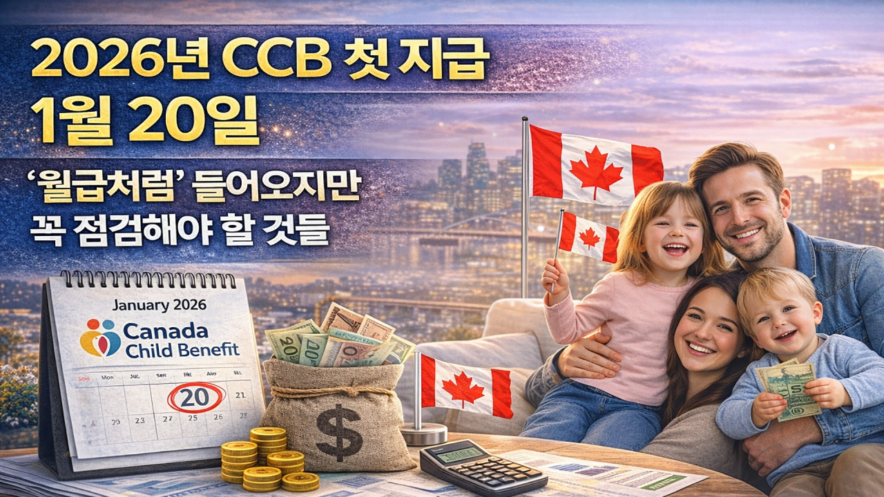 2026년 CCB 첫 지급 1월 20일… '월급처럼' 들어오지만 점검 필수
