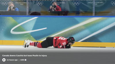 캐나다 여자 하키, 체코 5-1 대파했지만… '캡틴' 풀린 부상 악재