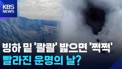 남극 빙하 934m 뚫었더니…얼음 아래 ‘물고기 떼’ 가득 [취재후]
