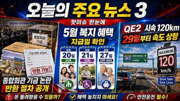 한인 종합회관 기금 논란·5월 복지 혜택·QE2 속도 상향