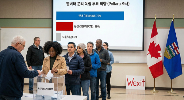 앨버타 분리 독립, 실제 투표 의향은 "5명 중 1명뿐"