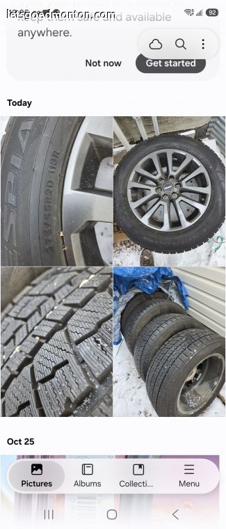 자동차 Winter tires & wheel( ford F150) 팝니다 작성자: Wecan 등록일: 2026-10-29