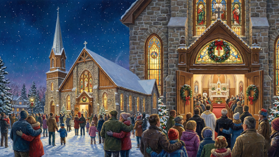 화재로 무너진 모린빌 성당, 4년 만에 재건 후 첫 미사