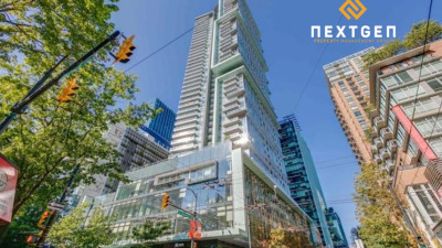 [렌트] [NextGen PM] Vancouver 다운타운 중심 | 깔끔한 1베드룸 + 덴 콘도 | 초역세권