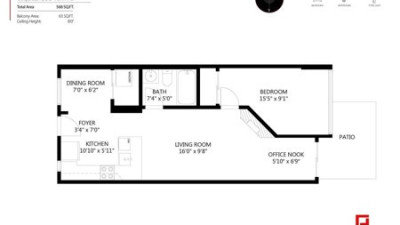 [렌트] (션리부동산 PM) 코퀴틀람 한인타운 인근! 1Bed+Den 콘도 렌트 | 월 $1,900 | 주차 포함