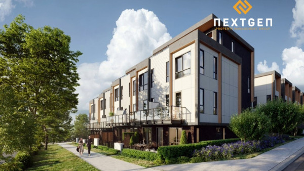 [렌트] [NextGen PM] Coquitlam 버퀴틀람 스카이트레인 도보권, 2025년 완공된 3베드룸 타운하우스