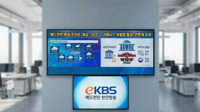 에드먼턴 15cm 폭설과 오늘의 한반도 정세