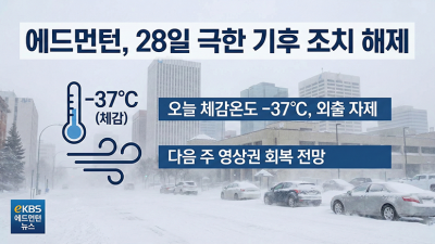 극한 추위 경보 해제 시점과 주말 날씨 전망